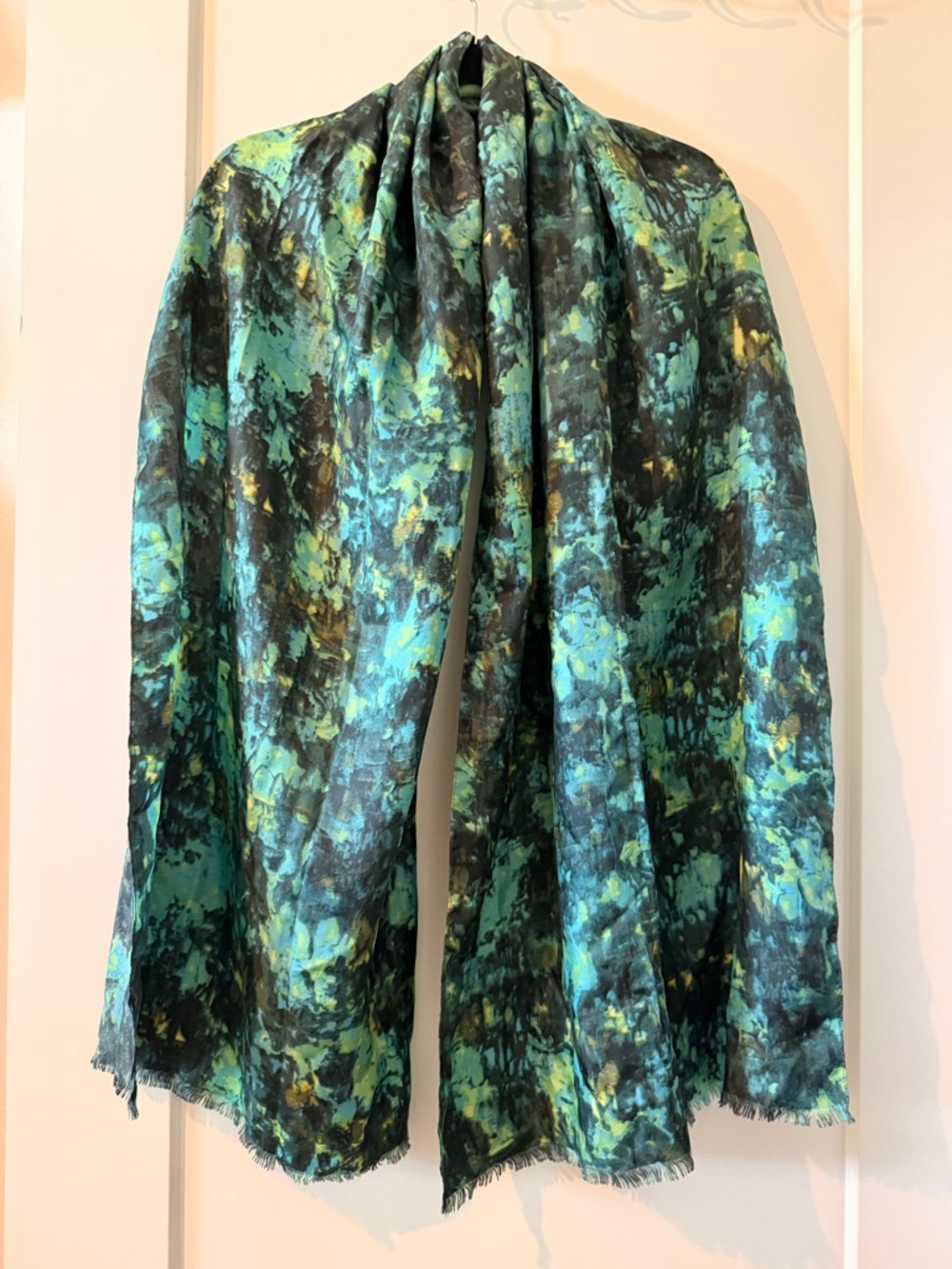 J. Crew  Abstract Print scarf wrap